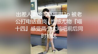 出差人妻给同事爆操3p 被老公打电话查岗✅性感尤物『喵十四』感受两个大鸡吧前后同时抽送