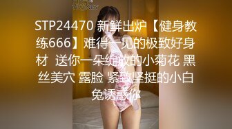 STP24470 新鲜出炉【健身教练666】难得一见的极致好身材  送你一朵绽放的小菊花 黑丝美穴 露脸 紧致坚挺的小白兔诱惑你