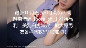 最新10月无水印订阅①！高颜值情侣【sora_ch_】推特福利！美乳白虎嫩穴，被大屌男友各种调教SM啪啪 (1)