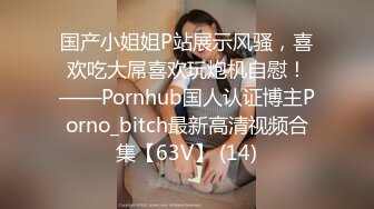 国产小姐姐P站展示风骚，喜欢吃大屌喜欢玩炮机自慰！——Pornhub国人认证博主Porno_bitch最新高清视频合集【63V】 (14)