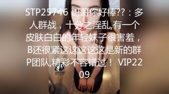 STP25746 哥哥你好棒??：多人群战，十分之淫乱,有一个皮肤白白的年轻妹子很害羞，B还很紧这这这这这是新的群P团队,精彩不容错过！ VIP2209