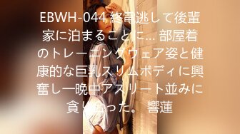 EBWH-044 終電逃して後輩家に泊まることに… 部屋着のトレーニングウェア姿と健康的な巨乳スリムボディに興奮し一晩中アスリート並みに貪り合った。 響蓮